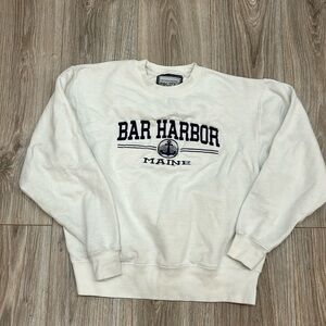 Bar Harbor white sweatshirt size Small